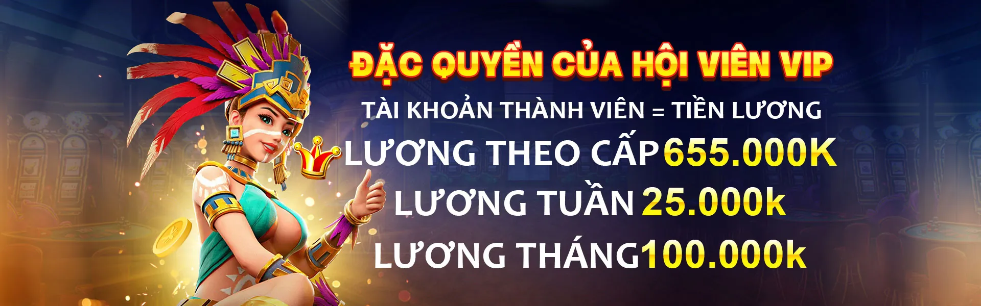 Hình ảnh Câu Lạc Bộ VIP với các đặc quyền độc quyền và game nổ hũ đổi thưởng